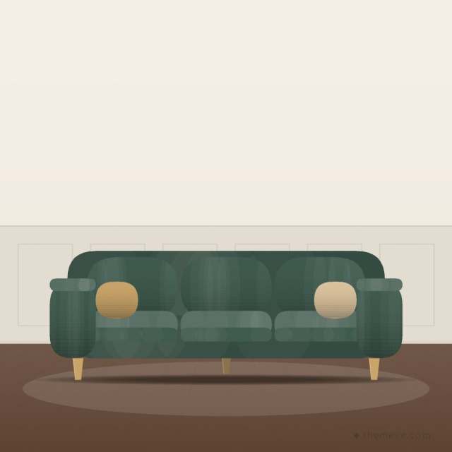 Aurelia Velvet Sofa — 3 Seater
