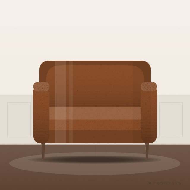 Club Leather Armchair — Cognac